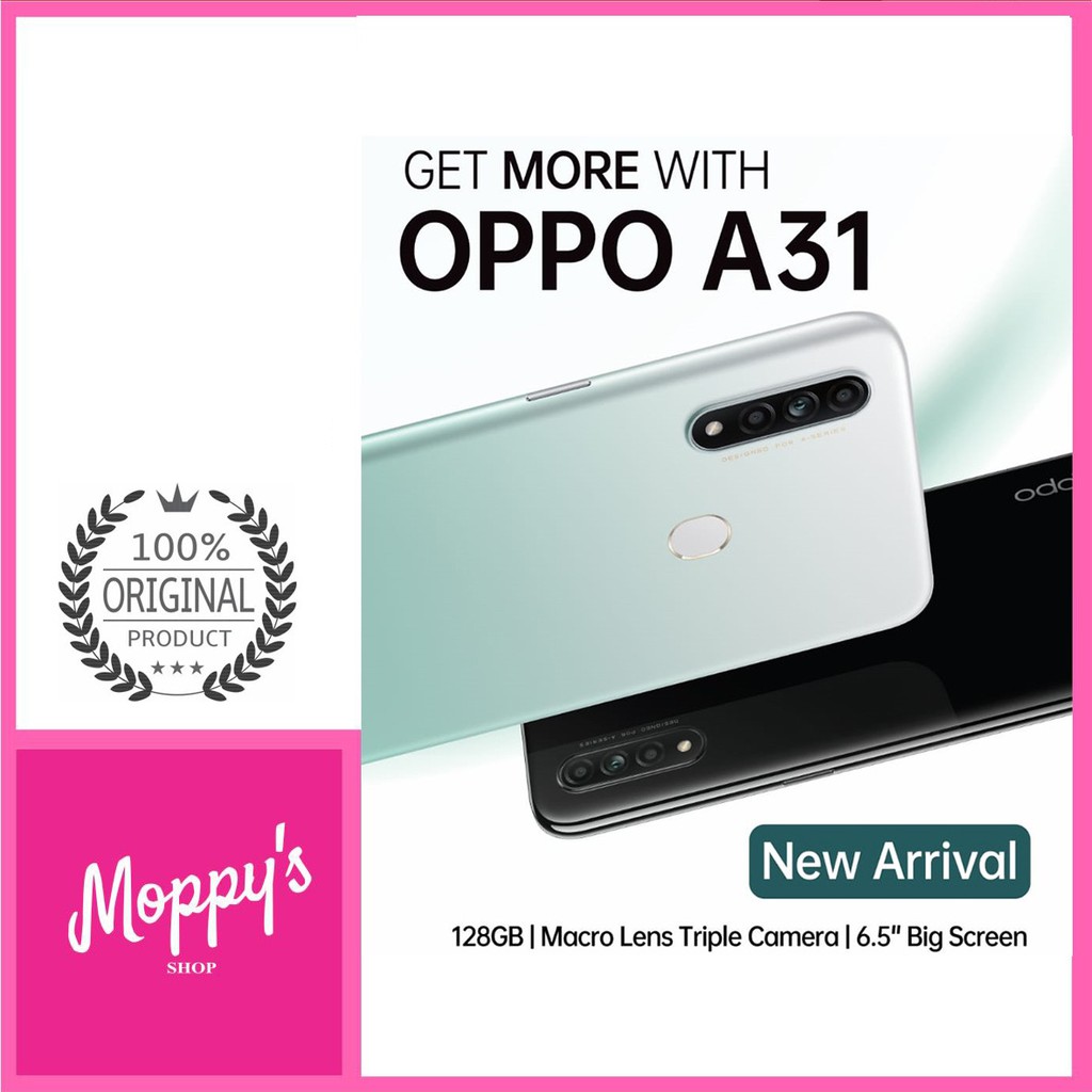 OPPO A31 2020 RAM4GB ROM128GB Smartphone Garansi Resmi OPPO INODONESIA