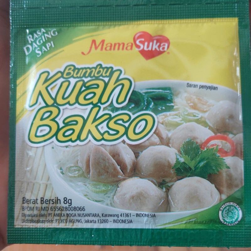 

Bumbu kuah bakso 8g mama suka