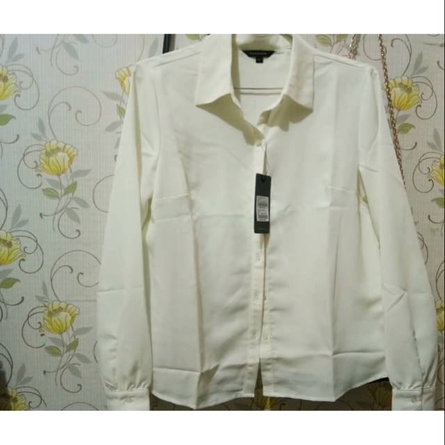 Kemeja putih tulang The Executive