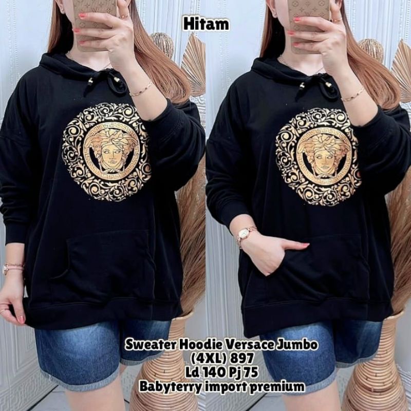 sweater hoodie versace 4xl jumbo 897