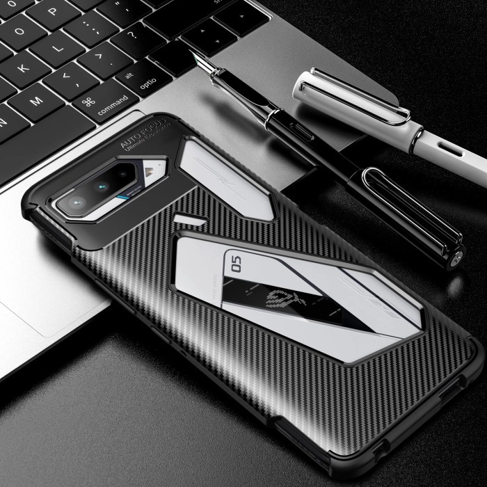 Original Case Asus Rog Phone 5 Rog5 Auto Focus Carbon Casing Cover Ori