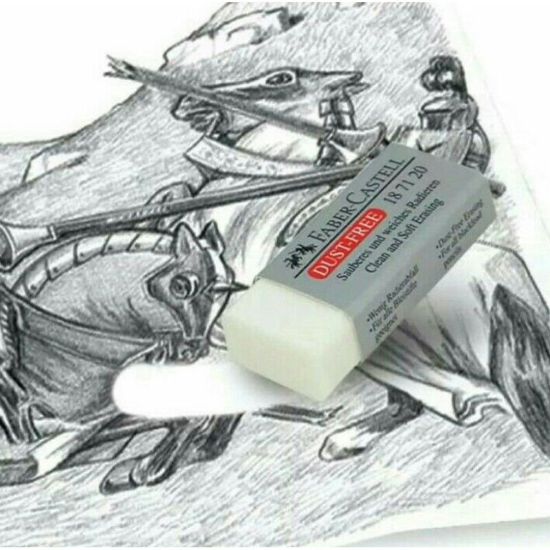 

FABER-CASTELL ERASER DUSTFREE 7120 BIH WHITE