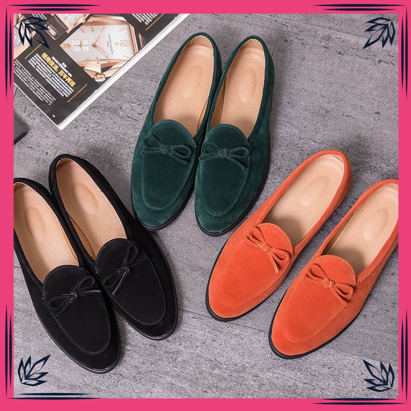 Sepatu Pria Loafers Casual 2020 Men Casual Comfortable Suede Loafers men's Driving Shoes Flat