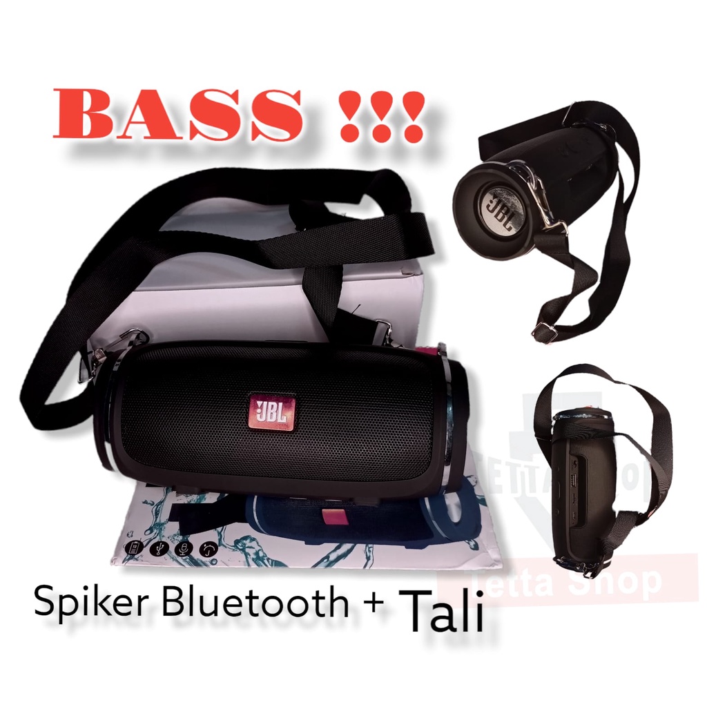 Spiker Bass Bluetooth Suara Jernih Kwalitas Premium Barang Limited Edition JBL Ada Tali Bisa di Selempang Model Tas Samping Jadi Bisa Dijadikan Tas Atau Digantung DImana Saja Baik Di Kedai Atau Bisa DIbawah Saat Camping