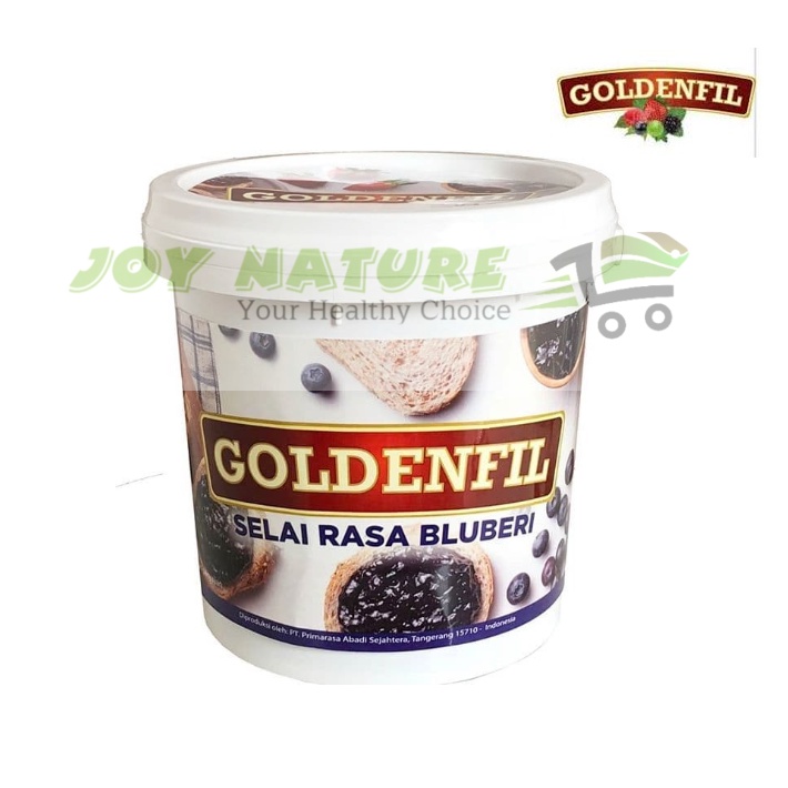 

Goldenfil Blueberry Jam 1kg / Selai Buah Blueberry