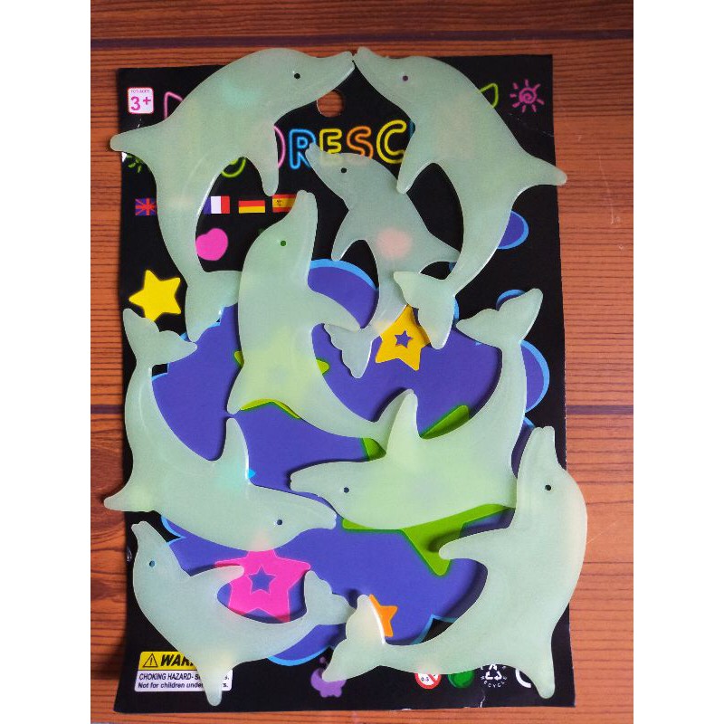 Stiker plafon kamar - glow in the dark fluorescent toys