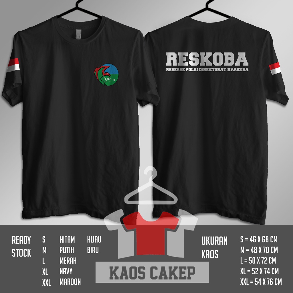 Kaos SATRES NARKOBA RESKOBA Baju Distro