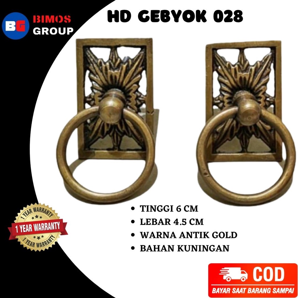 HANDLE PINTU GEBYOK GBY 028 HANDLE GEBYOK MINIMALIS TARIKAN PINTU KUNINGAN GAGANG PINTU RUMAH