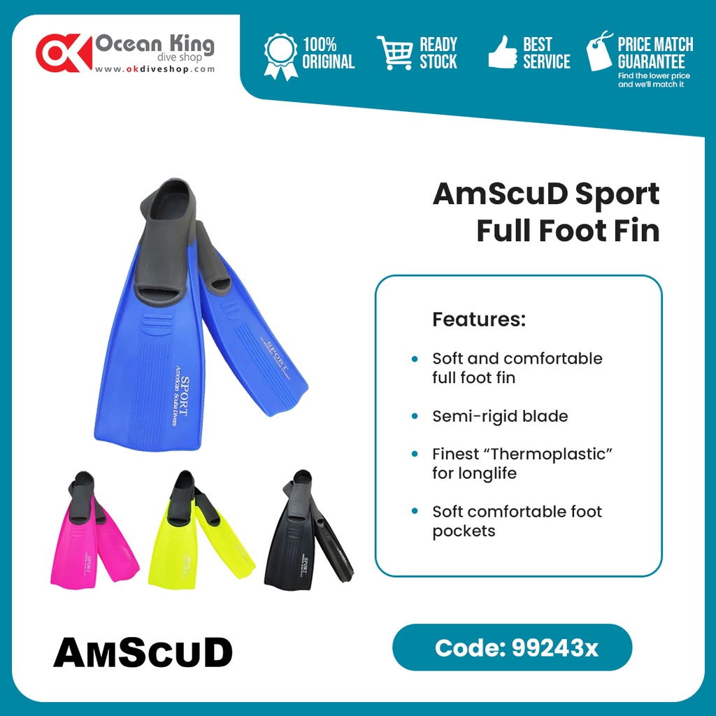 Fin Amscud FF Sport - Diving/Snorkeling Fins