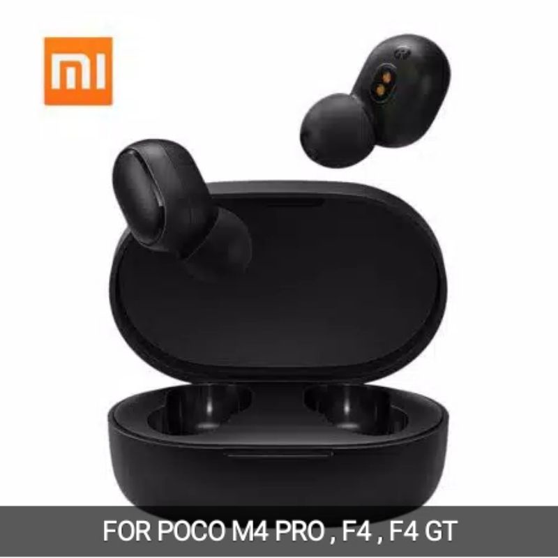HEADSET / EARPHONE WIRELESS  BLUETOOTH POCO M4 PRO , F4 , F4 GT STEREO BASS