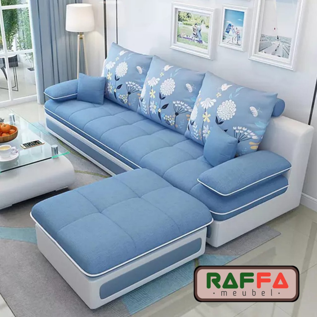 L22 RAFFA MEUBEL - Sofa Minimalis Modern L Shape | Sofa set Free Ongkir SEJABODETABEK