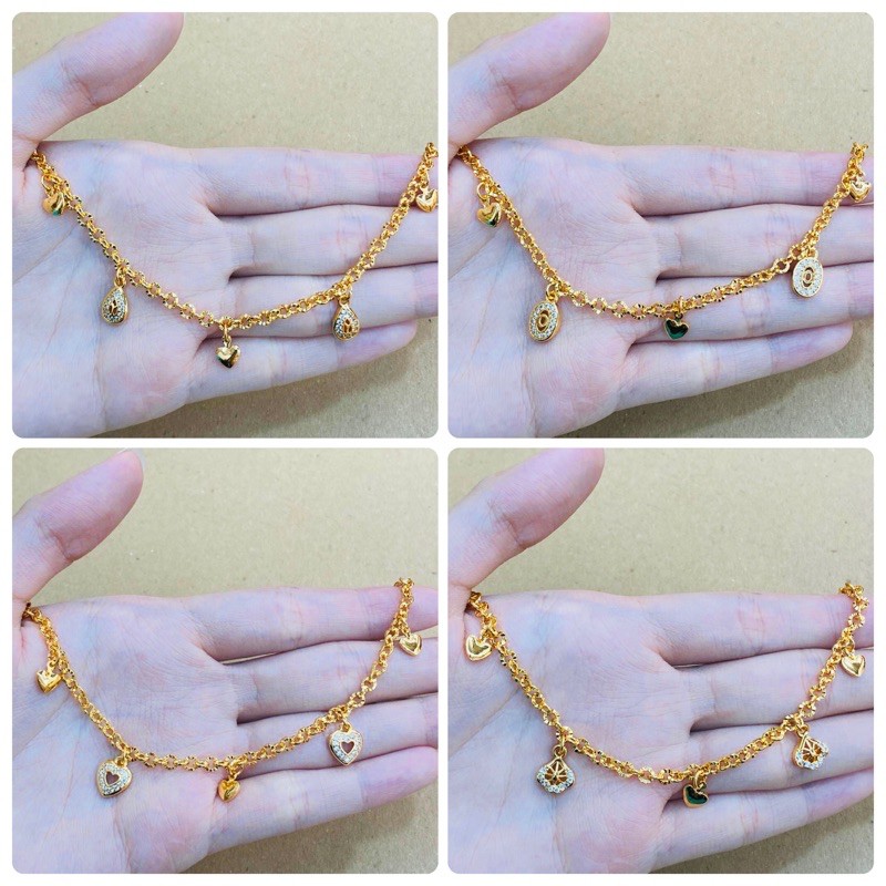 gelang tangan love gantung xuping