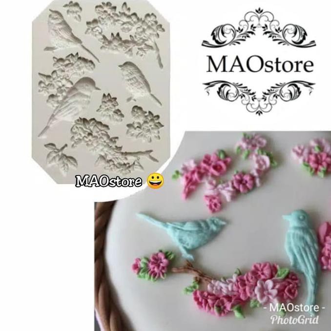 

Maostore Cetakan Fondant Cetakan Burung Bird Mold Cetakan Bunga Promo Hari Ini