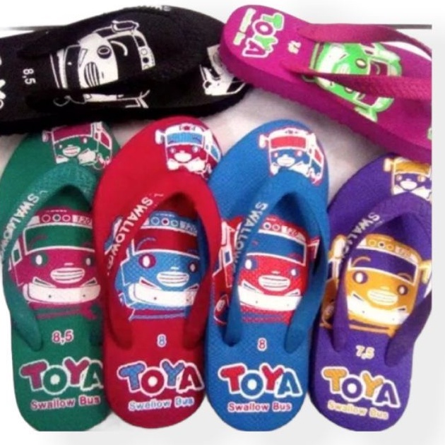 GROSIR 6PASANG/1LUSIN SANDAL SWALLOW TAYO ANAK COWOK