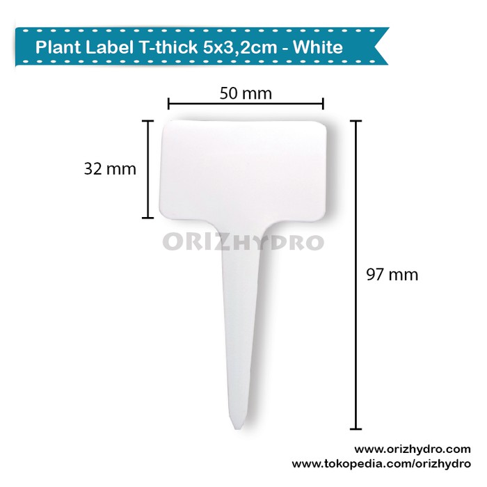 

Dijual Plant Label / Label Tanaman T-thick Putih Berkualitas