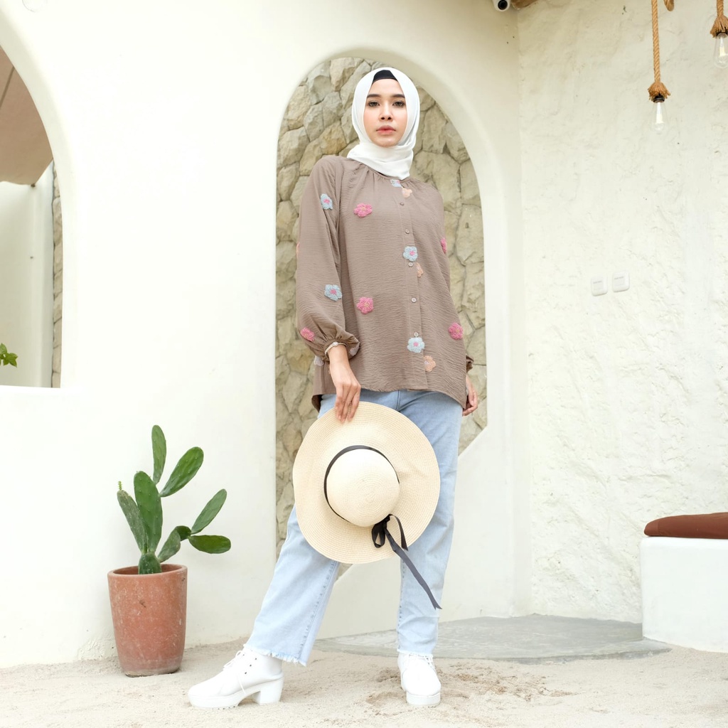 ERYNA TOP / ATASAN / BLOUSE / JUMBO SIZE / BUSUI