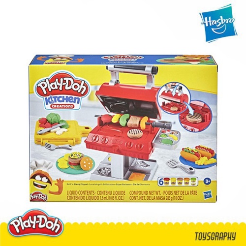 

Playdoh GRILL n STAMP Playset Play Doh Kitchen Panggang BBQ Berkualitas