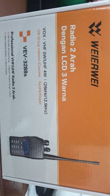 Ht Weirwei VEV 3288s VHF Ori Weirwei 3288s Vhf 136-174Mhz New