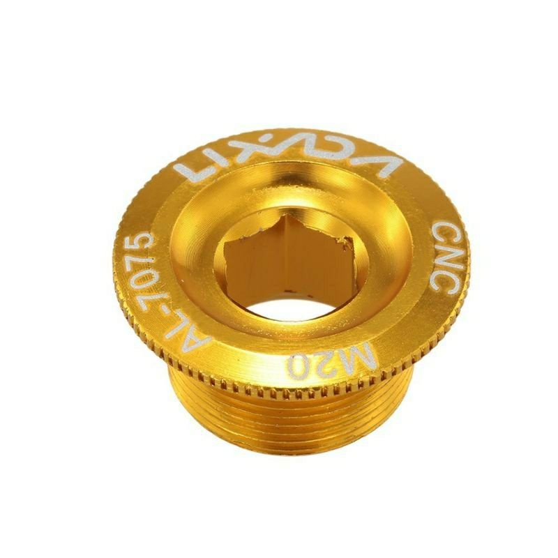 Baut Crank Tutup Baut Crank Engkol Hollowtech Sepeda Lipat MTB Roadbike Gold