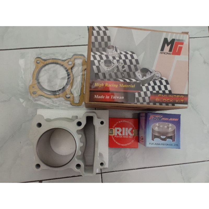 Blok MG RACING Ceramic piston FJN ring RIK  blok MX 57 blok Mx king 57 blok vixion 57 blok r15 57 ce