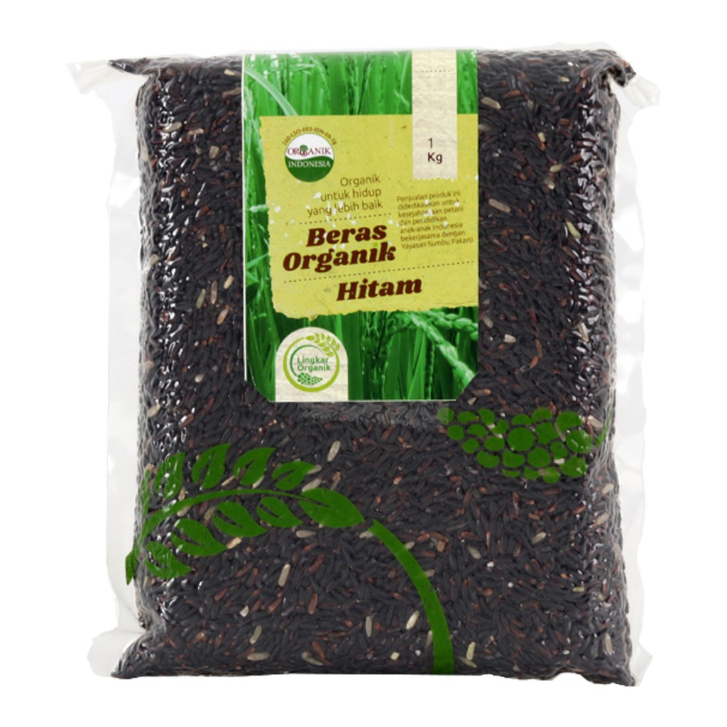 

BERAS HITAM ORGANIK 100 gram Repack/Black Rice Organic/Beras SEHAT Organik/Beras diet Organik