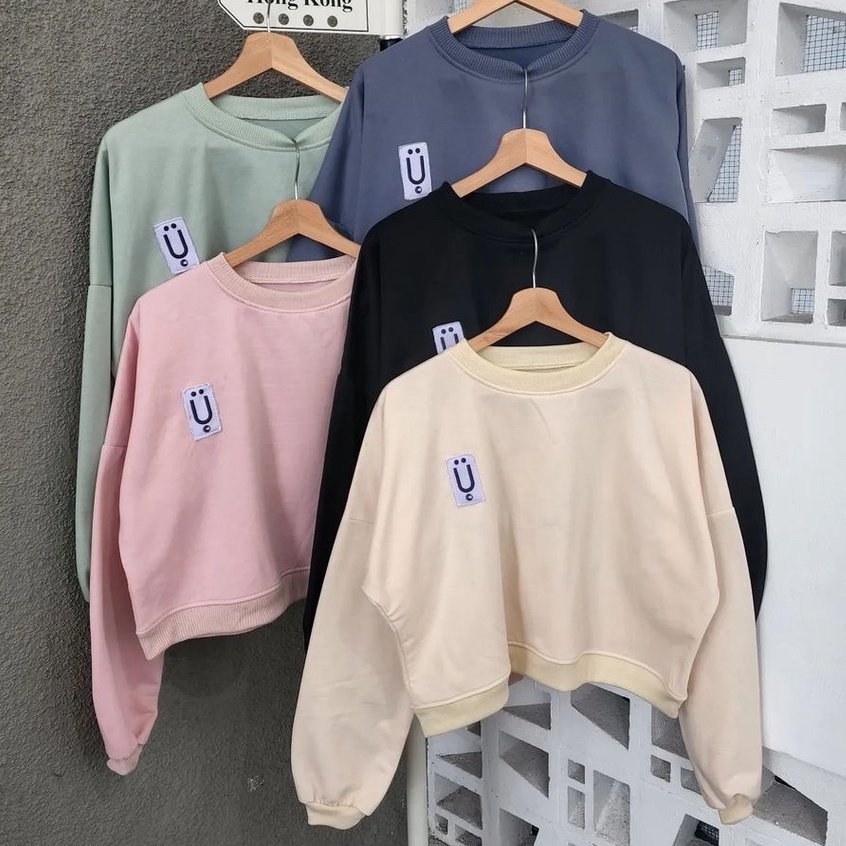 Sweater Wanita Terbaru U Croope Bahan Pleece Korean Style