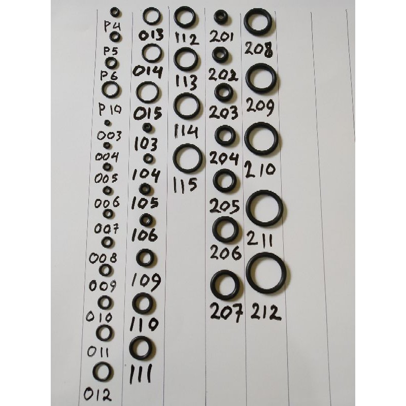 oring seal sengin uklik / gejluk / PCP .bahan nbr ( ada 41 ukuran )