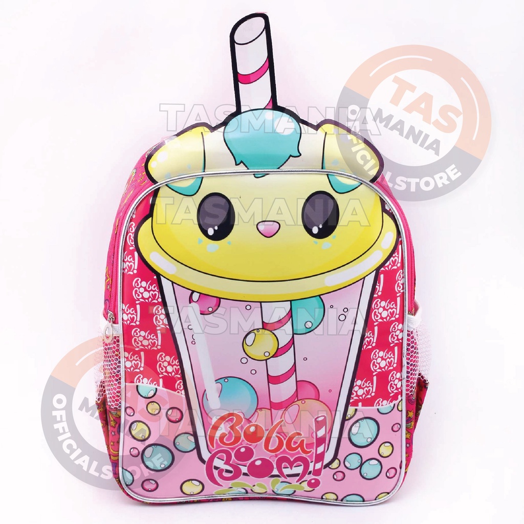 PTS - Ransel Sekolah Anak Perempuan Karakter BOBA TK - RANSEL BOBA  - RANSEL 3D BOBA BOOM - RANSEL BOBBA - TAS BOBA ANAK SEKOLAH - Tas Sekolah Anak - Tas Anak Sekolah Tas Anak SD Tas Anak TK Promo Diskon Termurah Terlaris Terbaru Best Seller