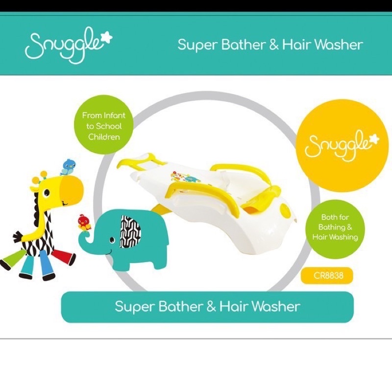 Castle - Snuggle Baby bather Hair washer / Alat Mandi Bayi dan keramas