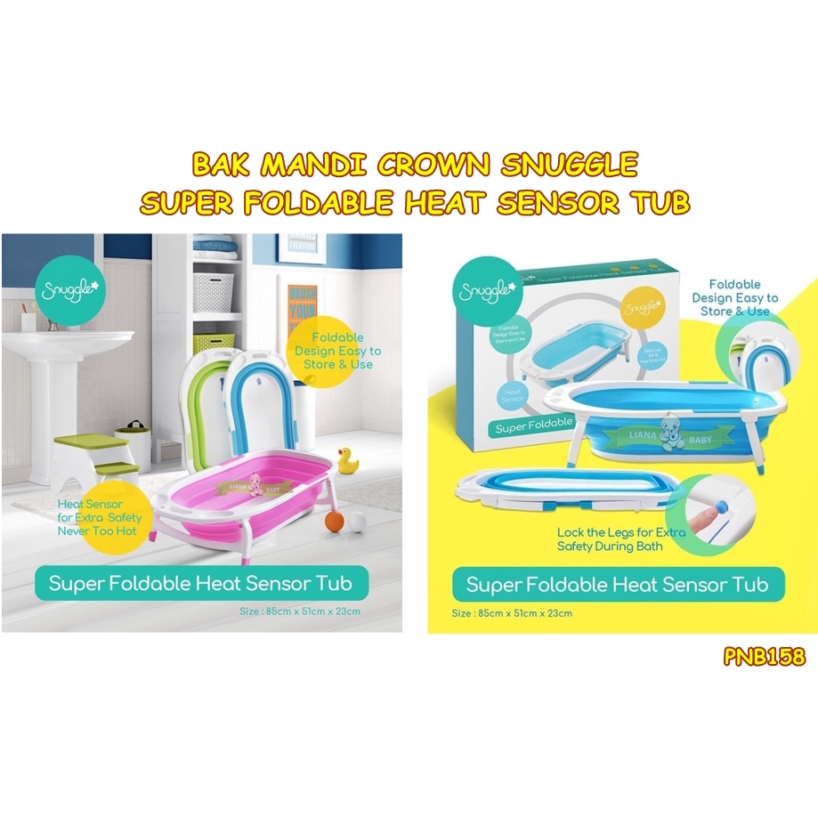 PNB158 BAK MANDI CROWN SNUGGLE SUPER FOLDABLE HEAT SENSOR TUB CR8835