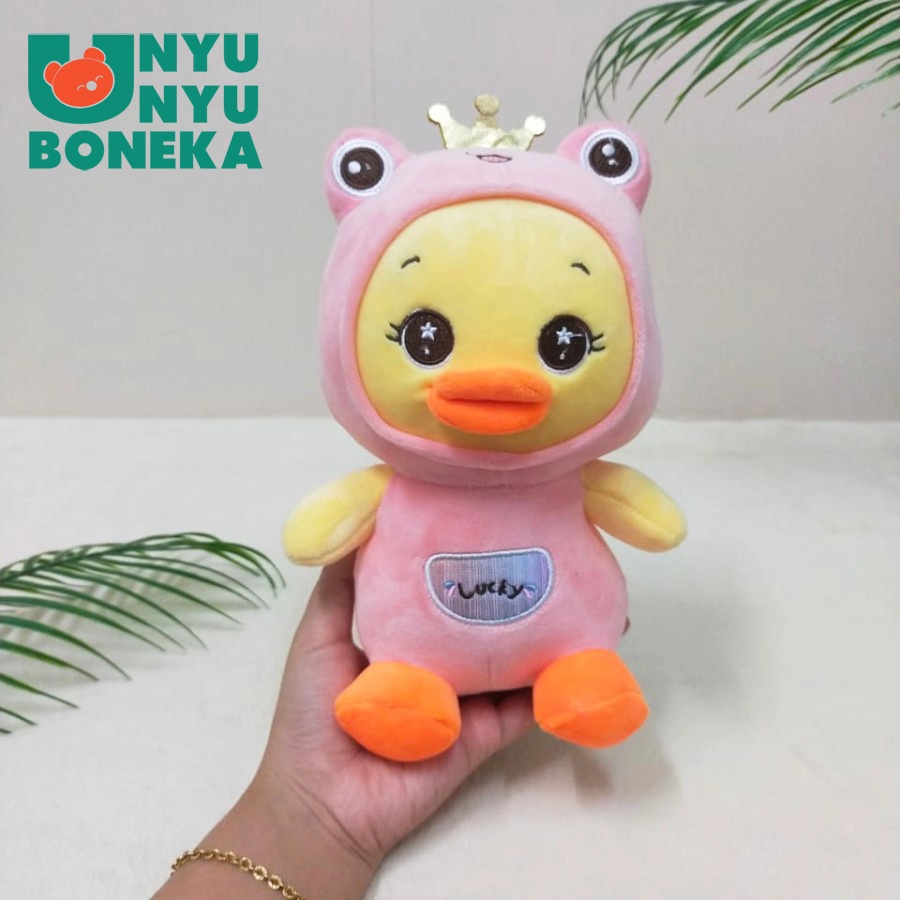 Boneka Soft Bebek Costum Mahkota Size 8&quot;/25cm/mainananak/animal/hadiah