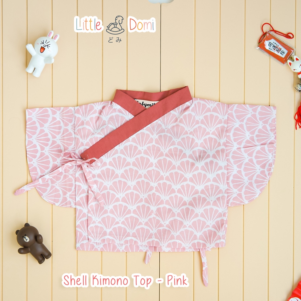 Shell Kimono Top ( Boy / Girl ) - Kimono Bayi- Atasan - Little Domi