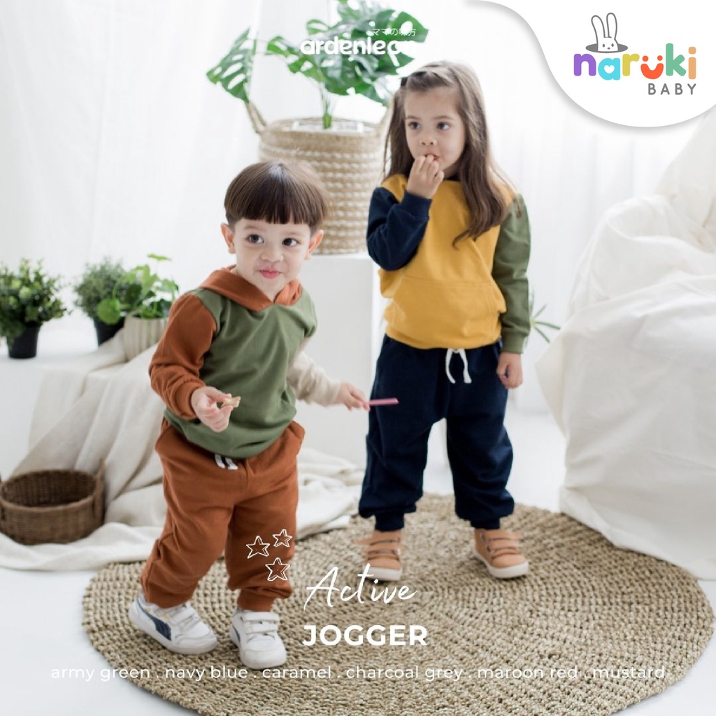 Ardenleon Active Jogger Pants Kids Arden Leon Celana Panjang Anak-anak