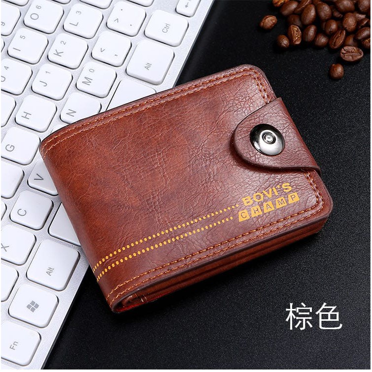 ( GS ) DOMPET LIPATT PRIA  HBNEW STYLE HITAM COKLAT