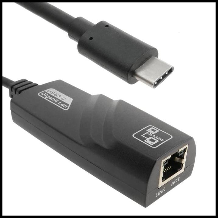 Konektor Usb3.0 Type C To Lan Adapter Gigabit Ethernet