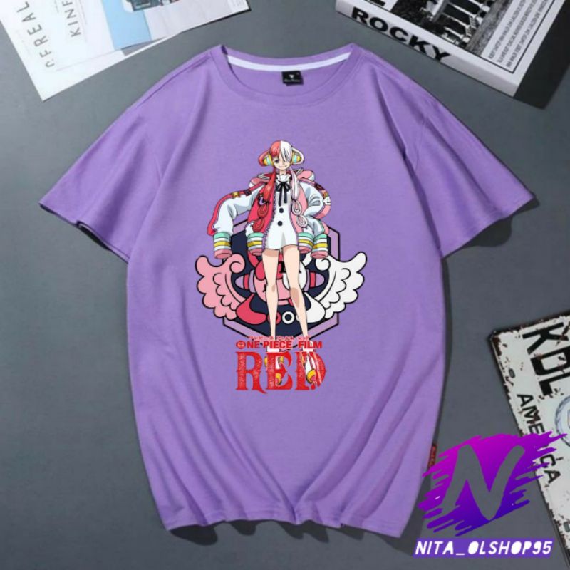 kaos anak one piece film red uta