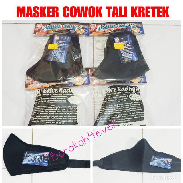 MURAH... MASKER COWOK PRIMA Tali Kretek