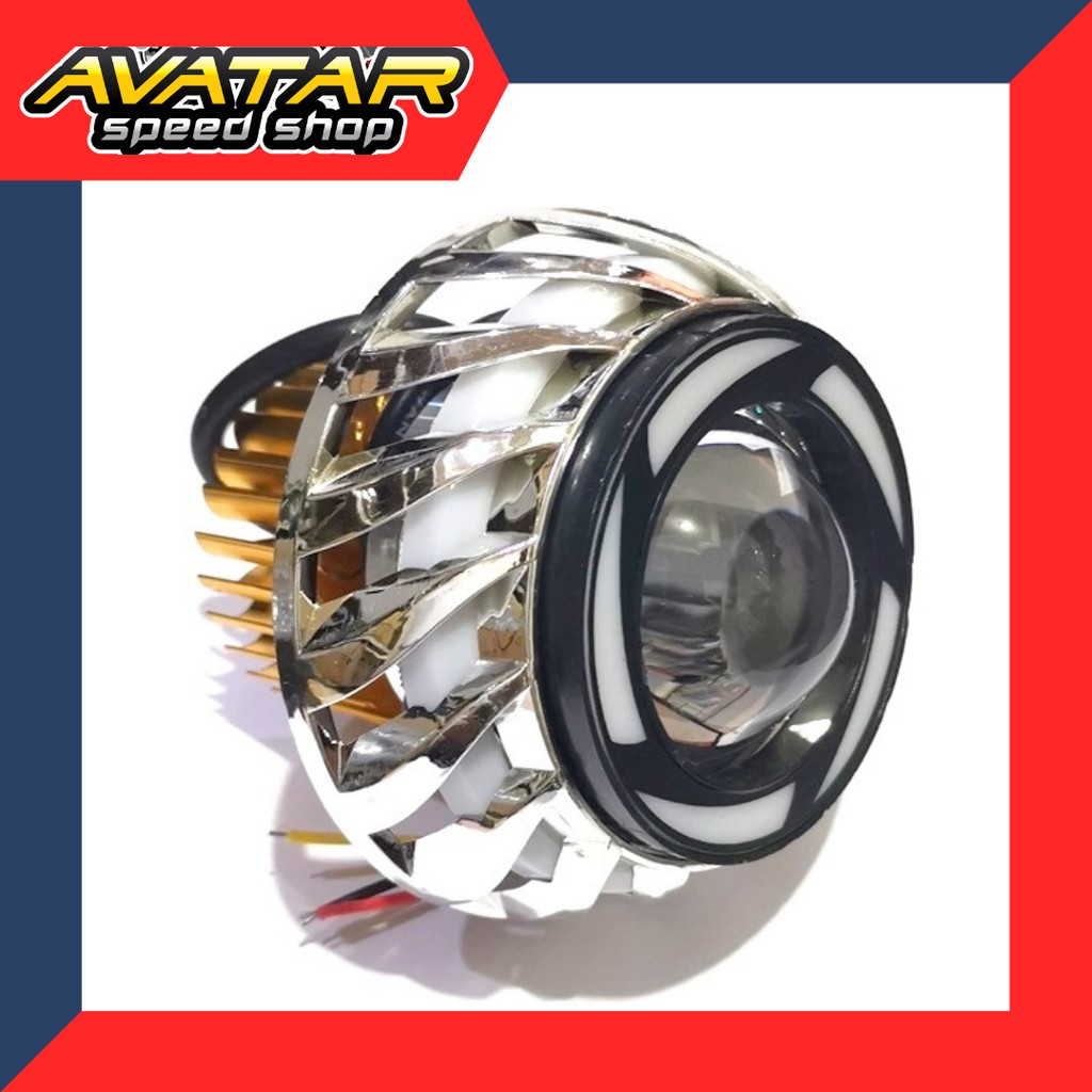 LAMPU MOTOR PROJECT LED FLASH BLUE RAINBOW BLUE