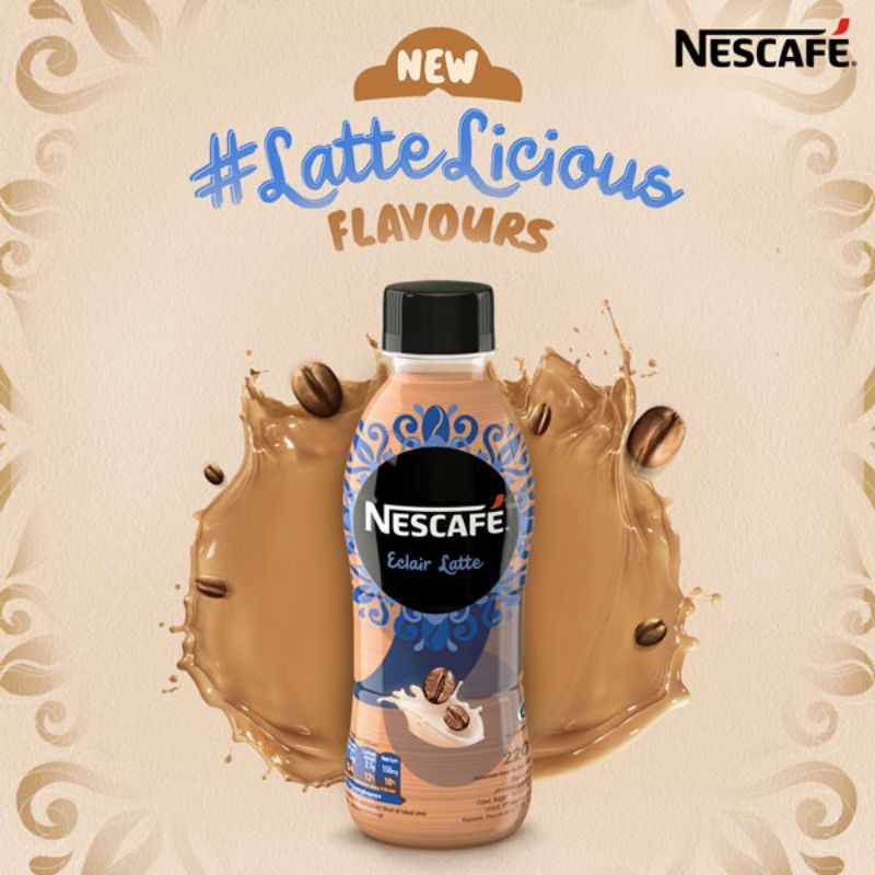 Nescafe Minuman Kopi Susu Eclair Latte 220ml