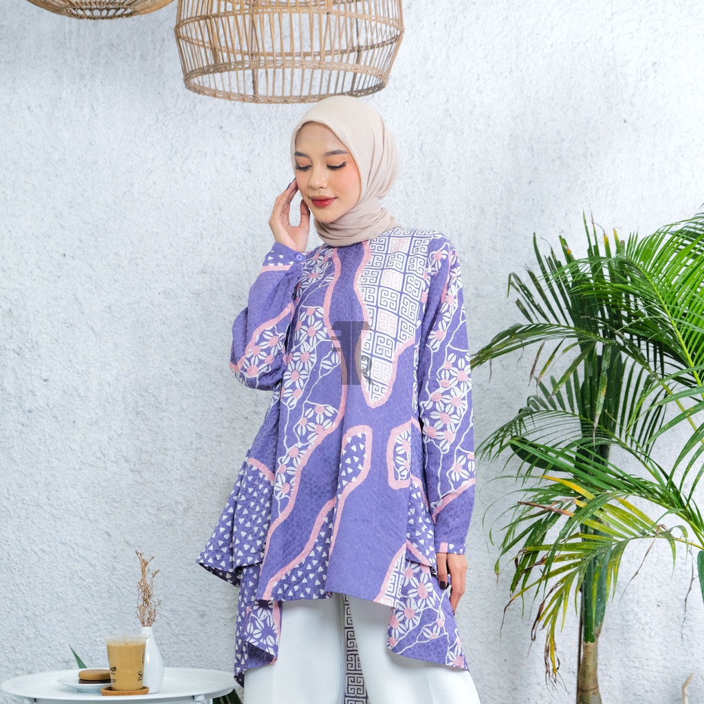 FITTINGROOM11 Tunik Batik - Amina Tunik Dobby