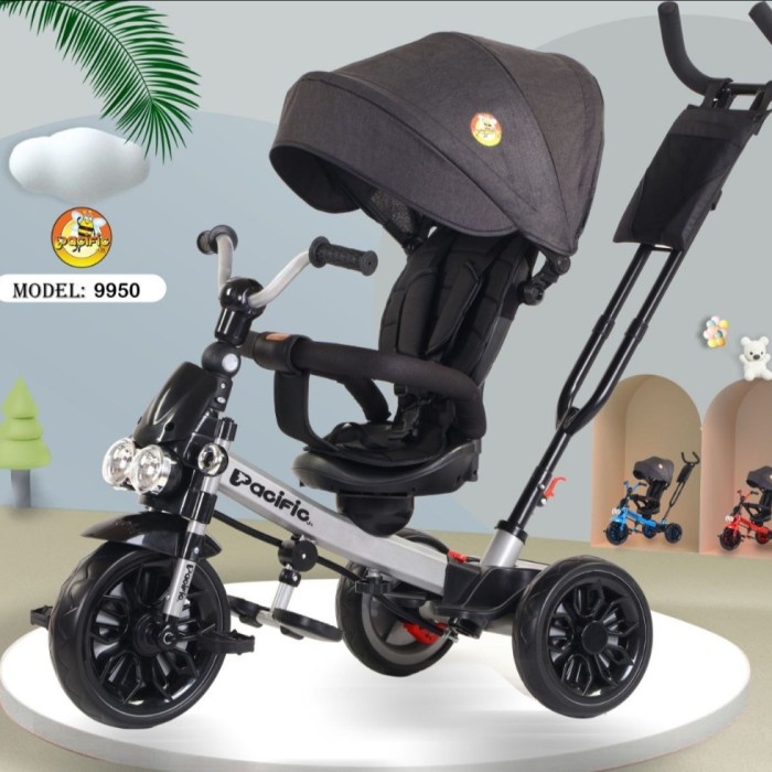 Sepeda Anak Roda Tiga Canopy Pacific 9950 Tricycle Anak ( Epedisi / Cargo )