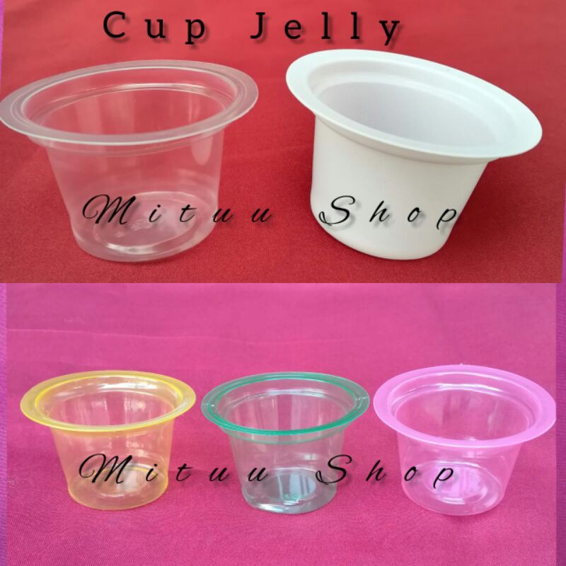 Cup Jelly/Cup Jelly Giok/Cup Puding/Cup Es Krim/Cup Plastik