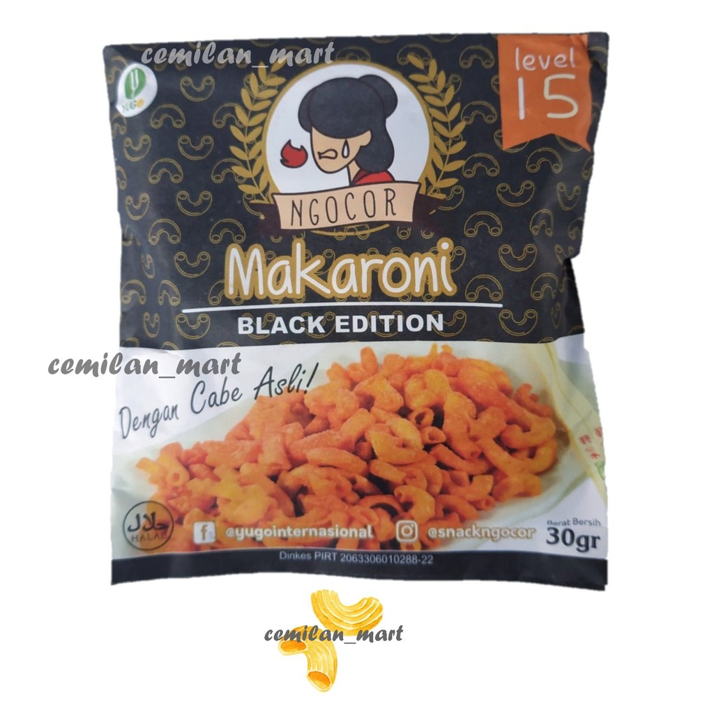 

Cemilan Makaroni Ngocor Pedas Level 15