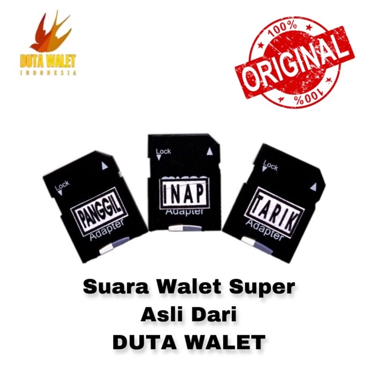 PAKET SUARA WALET PANGGIL / INAP / TARIK ASLI DUTA WALET