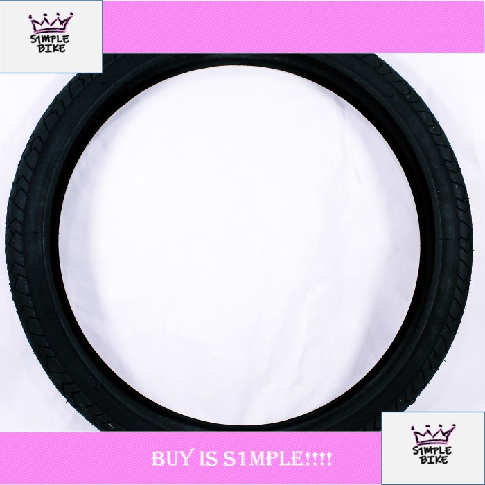 Ban Luar Deli Tire Ukuran 20 X 1.95 Hitam Ban Sepeda Seli Dll