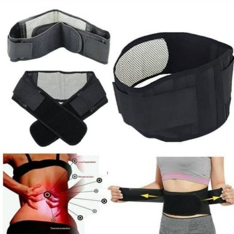 Sabuk Pemanas Pinggang Terapi Pinggang Korset Pria / Wanita SELF HEATING BELT