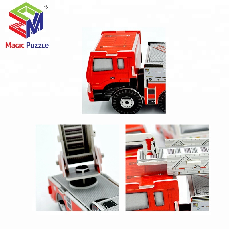 Puzzle 3D Fire Truck - FIRE SERIES - Mainan Edukasi Kendaraan B368-22