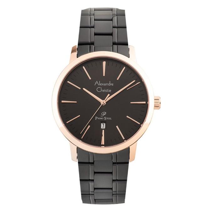 Jam Tangan Pria Alexandre Christie Primo Steel AC 1028 MD BBRBA Men B