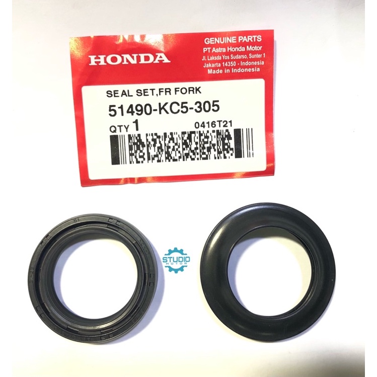 Seal Sil As Shock Depan Tutup Abu MEGA PRO VERZA CB 150 TIGER Ori AHM 51490 KC5 305