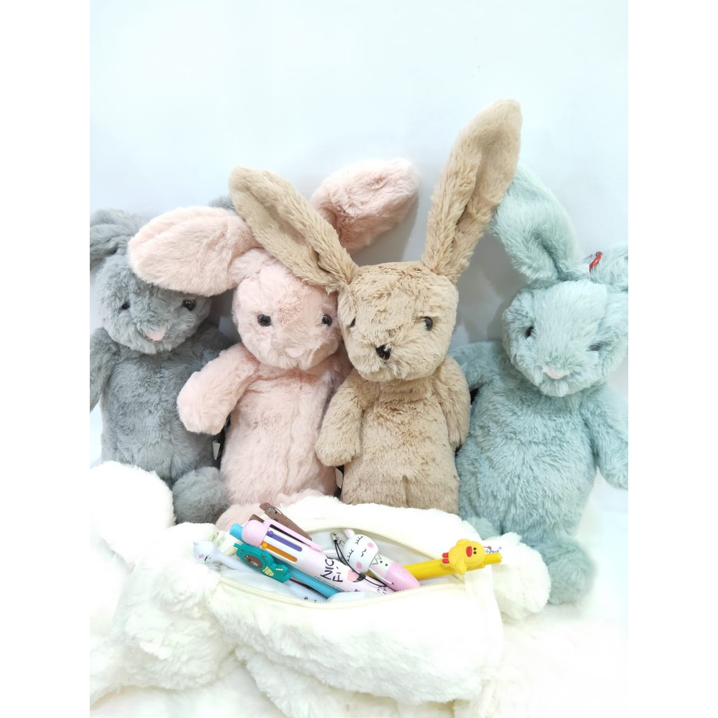 

Kotak Pensil Boneka RABBIT F - Kotak Pensil Anak Anak / Kotak Pensil Lucu / Animal / Kelinci